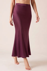 Zivame Shimmer Stretchy Saree Underskirt - Dark Purple — thumbnail 1